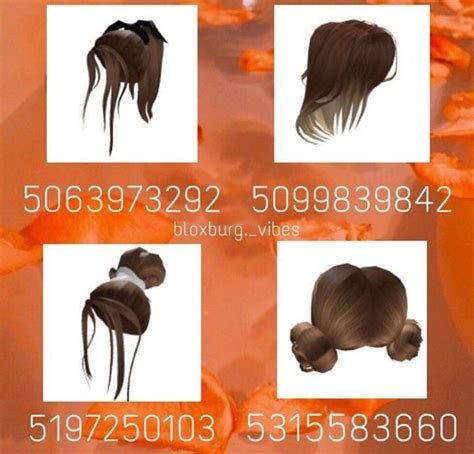 Bloxburg Outfit Codes Aesthetic Brown Hair