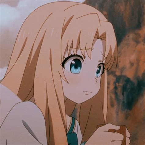 Aesthetic Blonde Anime Girl Anime Girl