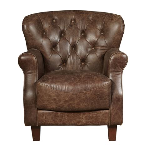 Furniture living room chairs & recliners (708) accent chairs (500) recliners (208) shop by. Highway Chief Leather Accent Chair | Wayfair.ca