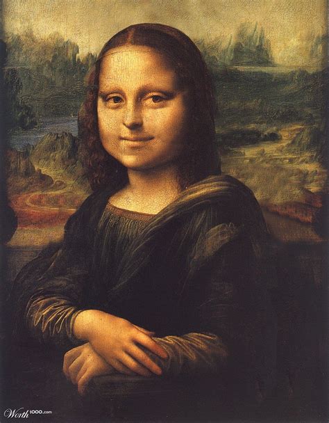 Young Mona Lisa Worth1000 Contests Mona Lisa Parody Mona Lisa