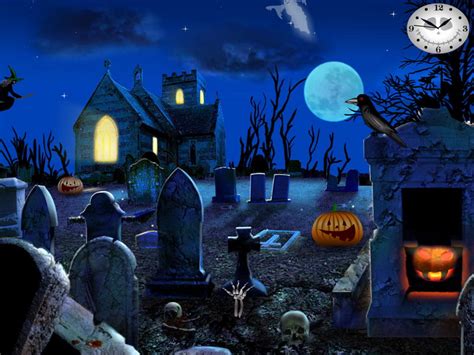 50 Animated Halloween Wallpaper And Screensavers Wallpapersafari