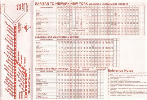 Nj Transit Raritan Valley Line Timetable April 25 1982 Flickr