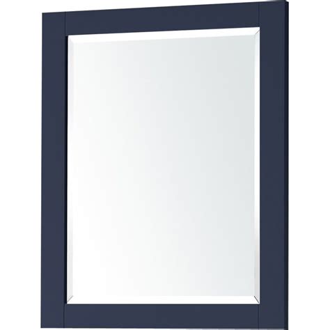 Avanity 24 Inch X 30 Inch Modero Framed Bathroom Mirror Navy Blue