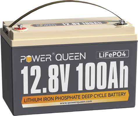 Power Queen 12v 100ah Lifepo4 Battery 1280wh Lithium