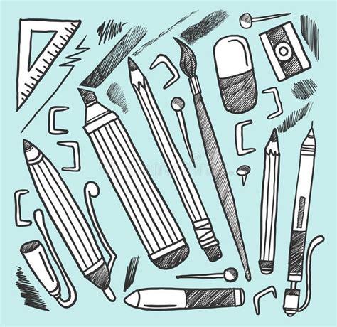 Drawing Materials And Stationery Tools Hand Drawn Sponsored Ad