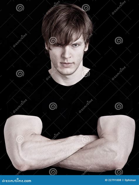 Muscular Young Man Stock Photo Image Of Muscular Handsome 22791008