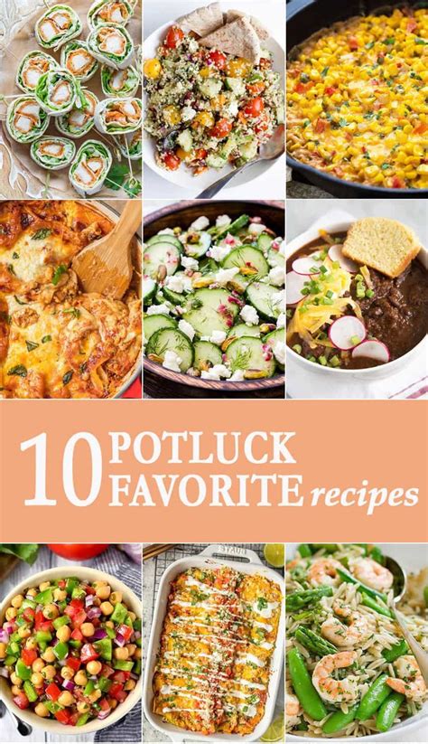 10 Potluck Favorites Easy Potluck Recipes Main Dish For Potluck