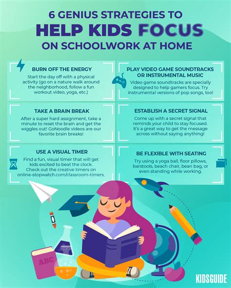 6 Genius Strategies To Help Kids Focus On Schoolwork Kidsguide