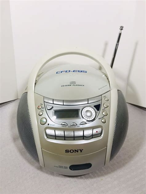 Vintage Sony Cfd Cd Cassette Player Am Fm Radio Recorder Boom Box My