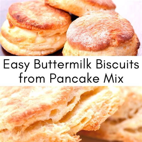Easy Homemade Biscuits From Pancake Mix Recipe