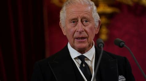 king charles iii becomes britain new monarch crowning ceremong at st james palace ब्रिटेन के नए