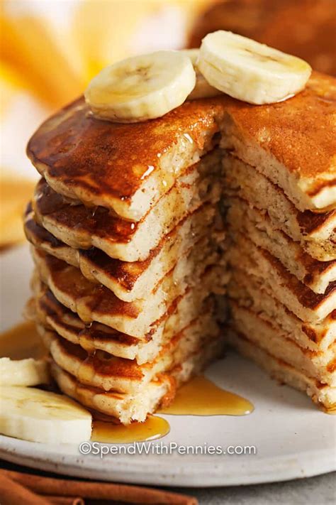 Easy Banana Pancakes Quick And Delicious Spend With Pennies
