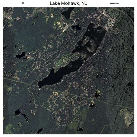 Aerial Photography Map Of Lake Mohawk Nj New Jersey