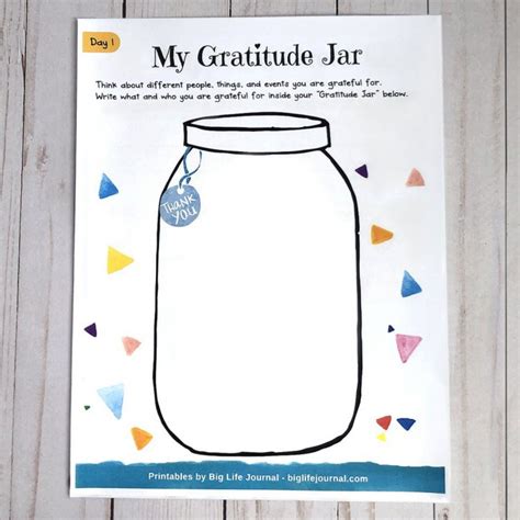 gratitude jar worksheets worksheets