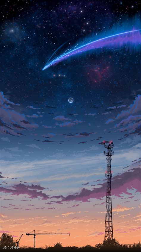 Aesthetic Anime Sky Wallpapers Top Free Aesthetic Anime Sky