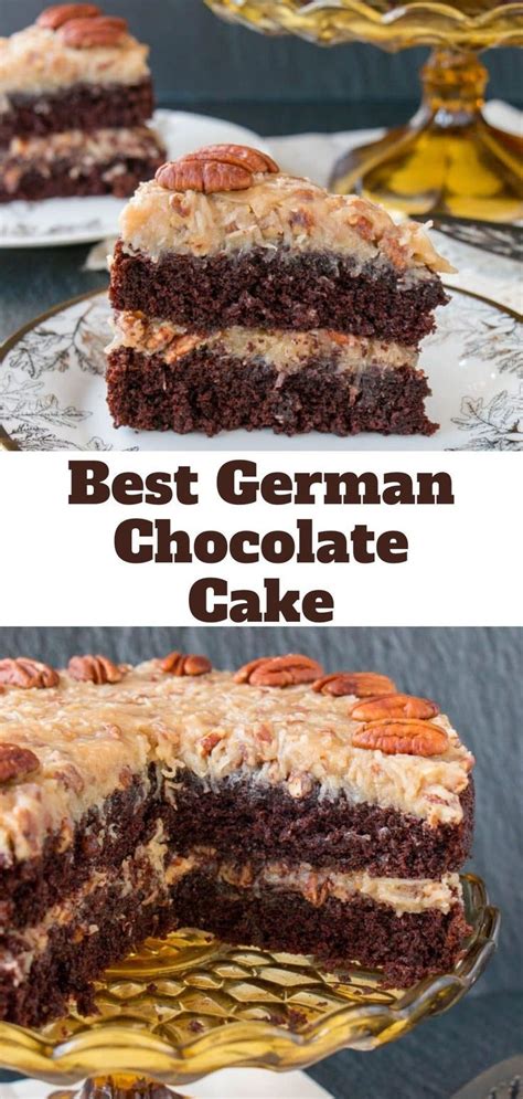 And it was always made from scratch, never from a box mix or a can of frosting. German Chocolate Cake - Little Sweet Baker | Recipe in ...