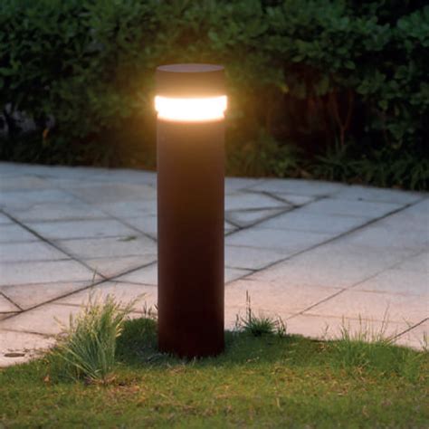 Tall Coin Led Outdoor Bollard Light For Gardens