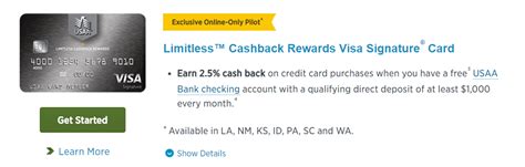 Why not get at least something back for your normal everyday spending? USAA Limitless 2.5% Cashback Everywhere Card Extended To PA, SC and WA - Doctor Of Credit