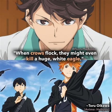 While comedy anime like gintama and konosuba are brimming with hilarious quotes, more serious shows like legend of the galactic heroes and clannad. 35+ Powerful Haikyuu Quotes that Inspire (Images ...