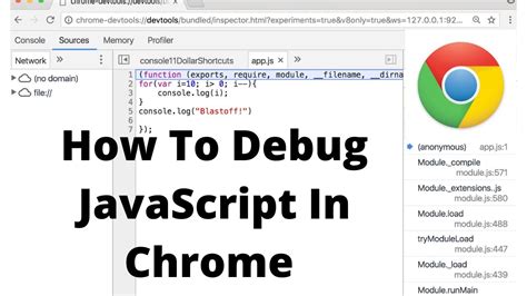 How To Debug Javascript In Chrome Browser Youtube