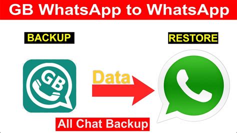 How To Transfer Gbwhatsapp Data To Normal Whatsapp Gb Whatsapp To