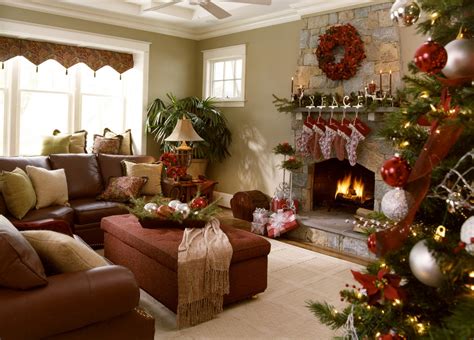 Home Interior Christmas Christmas Room Living Tree Farmhouse Decor