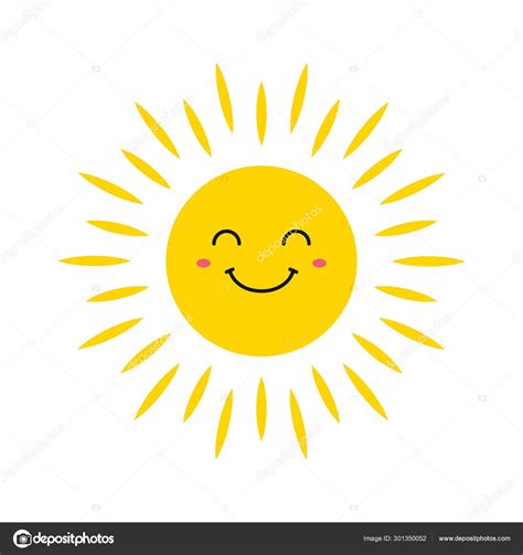Silhouette Of The Sun Smiley Face Illustrations Royalty Free Vector 17a