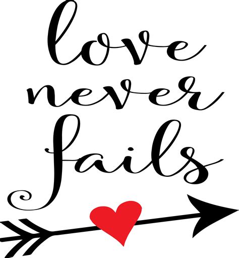 Love Never Fail On