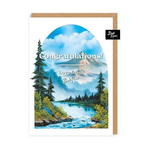 River Mountain Congratulations Greeting Card Ohh Deer