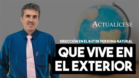 De esa manera resulta mucho más cómoda y. Dirección en el RUT de persona natural que vive en el ...