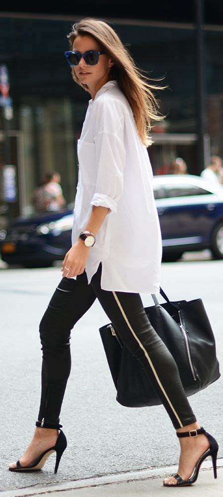 Casual Oversized White Shirt Outfit Canvas Plex