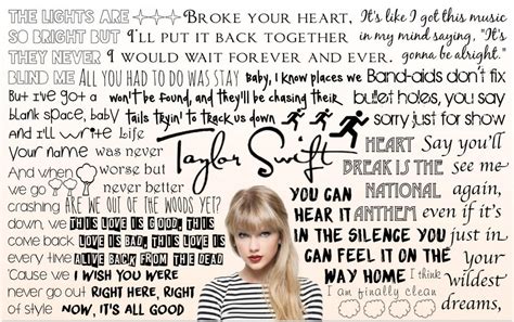 Taylor Swift Lyric Wallpaper By Mysgirl88 On Deviantart
