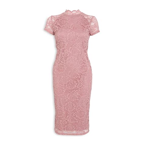 buy daniel hechter pink lace bodycon dress online truworths