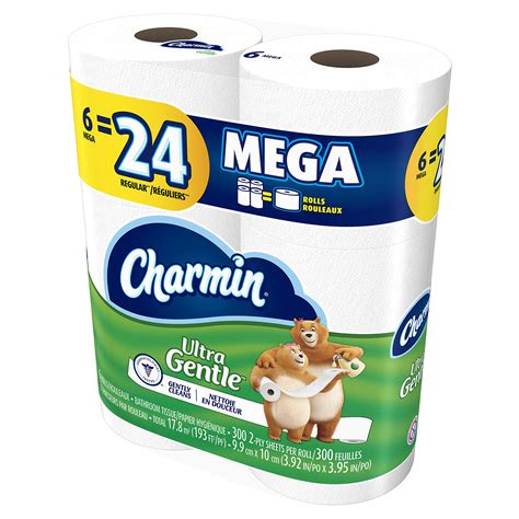 Galleon Charmin Ultra Gentle Toilet Paper 18 Mega Rolls 72 Regular