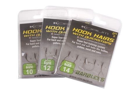 Korum Hook Hairs With Quickstop Six Am Tackle And Bait Ltd