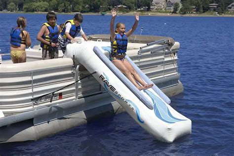 Pontoon Boat Accessories Fun Best Upper Decks Slides Platforms And