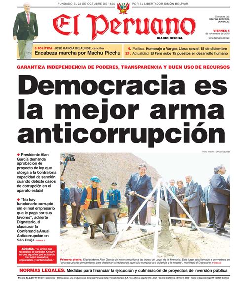 Diario El Peruano By Mabel Calle Issuu