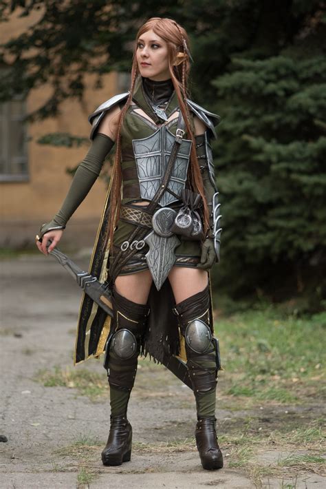 Skyrim High Elf Cosplay Costume Skyrim Cosplay Armor Tes Etsy