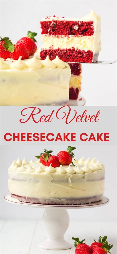 Red Velvet Cheesecake Cake Cake Rezepte K Sekuchen Kuchen Lecker