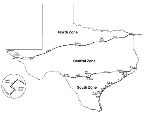 Texas Dove Hunters Association Tpwd Texas Hunting Zones Map