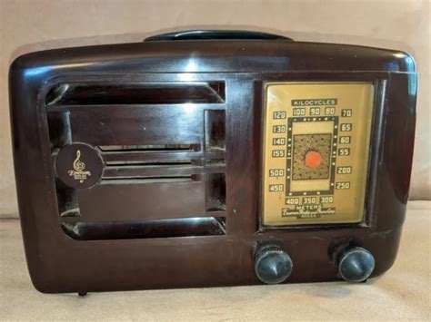 Vintage Emerson Bakelite Tube Radio Model 336 Free Shipping 5000