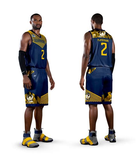 Custom Basketball Uniforms Sample Design D All Pro Team