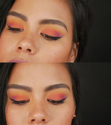 Iheartairbrush Created This Gorgeous Sunset Inspired Eye Look On The