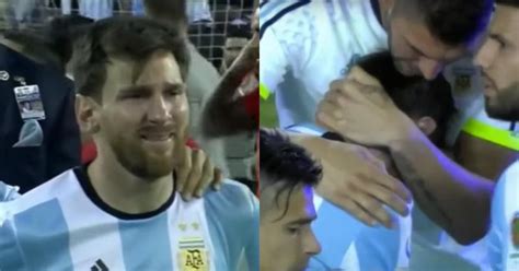 The Sight Of Lionel Messi Crying After Losing The Copa Final Will Make