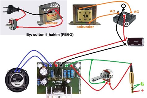 Skema Power Amplifier Watt Volt AsriPortal Com