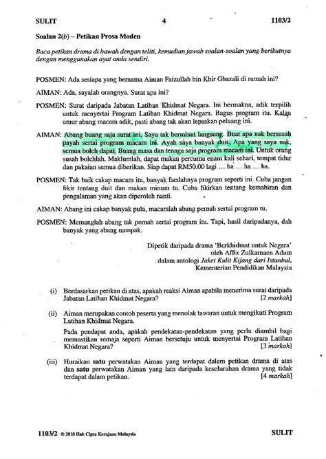 Panduan menjawab soalan rumusan bahasa melayu spm kertas 2. Bahasa Melayu Kertas 2 Spm 2018 - ranc-akbana