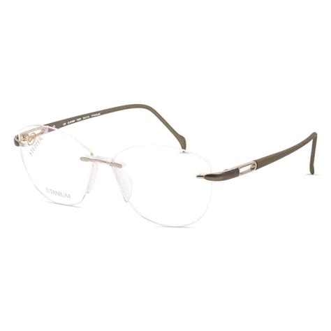 women s rimless glasses titanium lightweight stepper si97698 fixed nose pads optic one uae