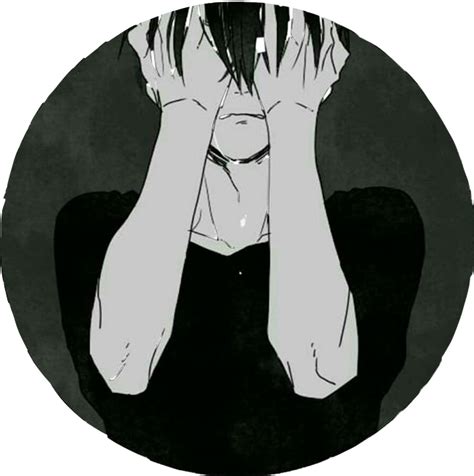 Epic Depressed Sad Crying Anime Sticker By Wildbunch0522