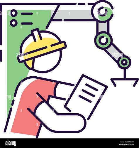 Project Engineer Rgb Color Icon Stock Vector Image And Art Alamy