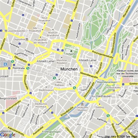 Map Of Munich Free Printable Maps